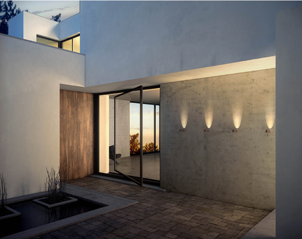 Bamboo Wall, White, LED, 2.1W, On/Off, IP66