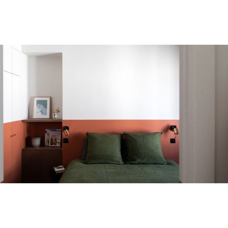 Biny Adjustable Reading Wall with Stick, Black and Nickel, GU10, Thumbswitch, IP20