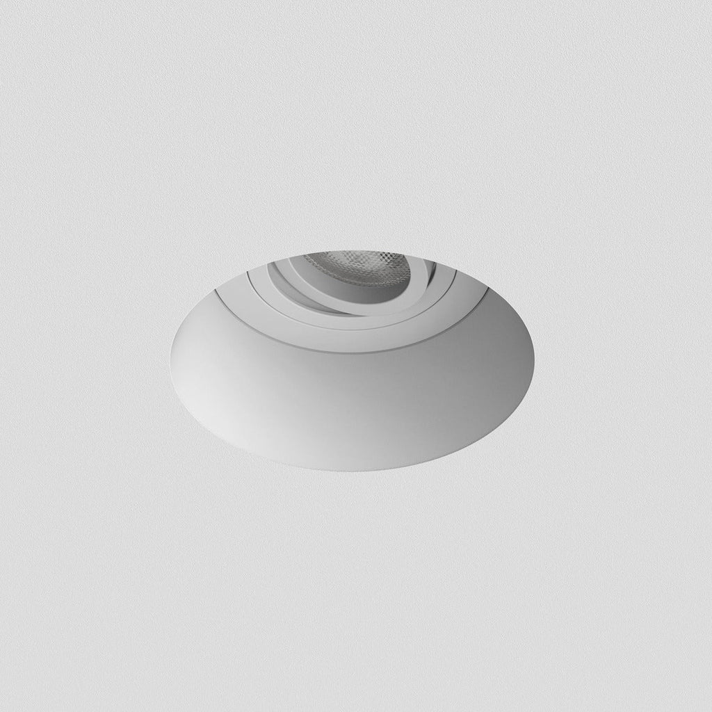 Blanco Round Downlight, Plastered In, GU10, IP20
