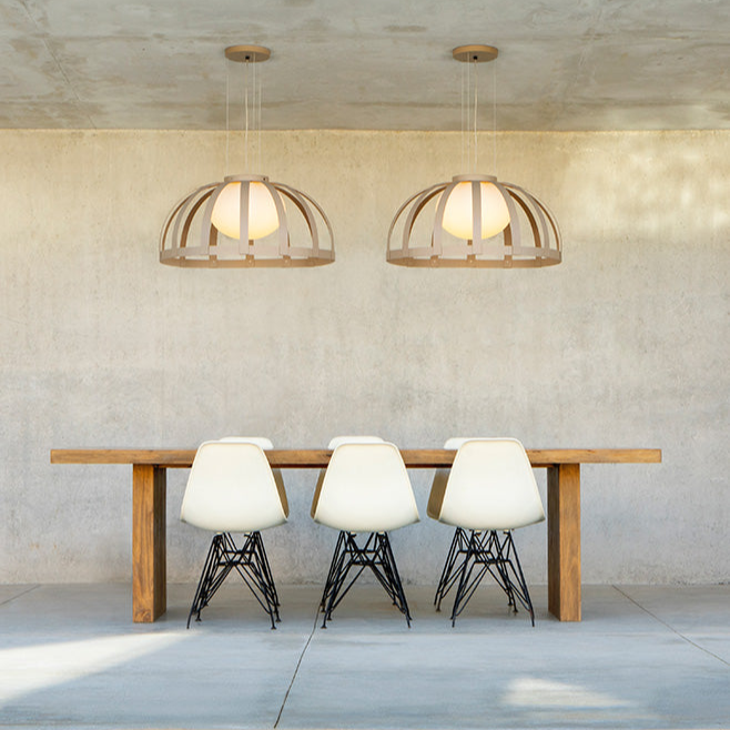 Bols Pendant, Anthracite with Polycarbonate Diffuser, LED, Triac Dim, IP65