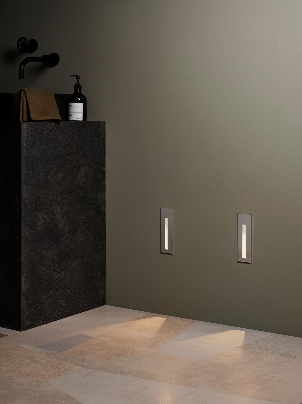 Borgo 55, Small Square Step Light, LED, IP65