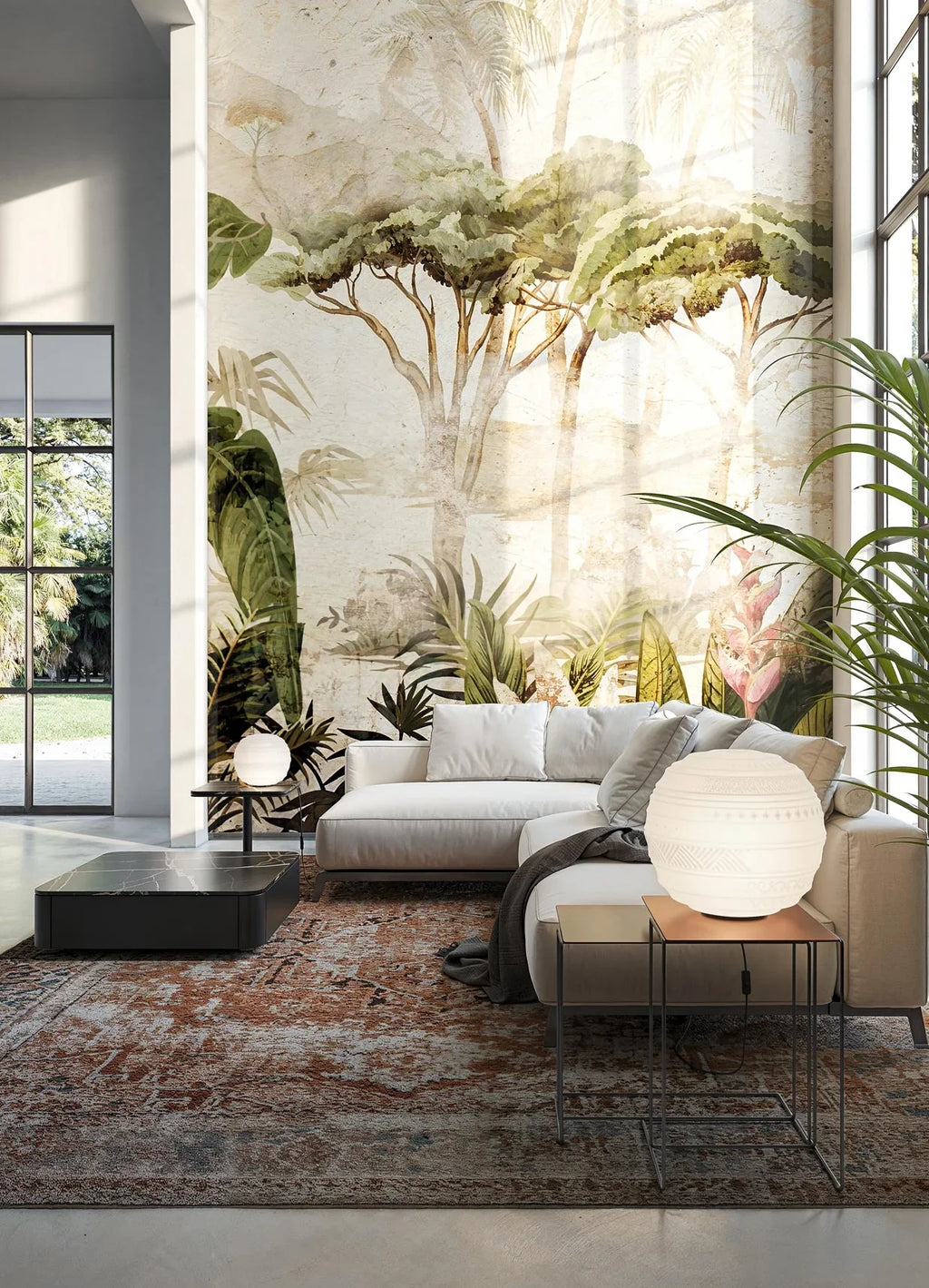 Braille Table Lamp, 25cm, White Textured Glass with Black Base, E14, IP20