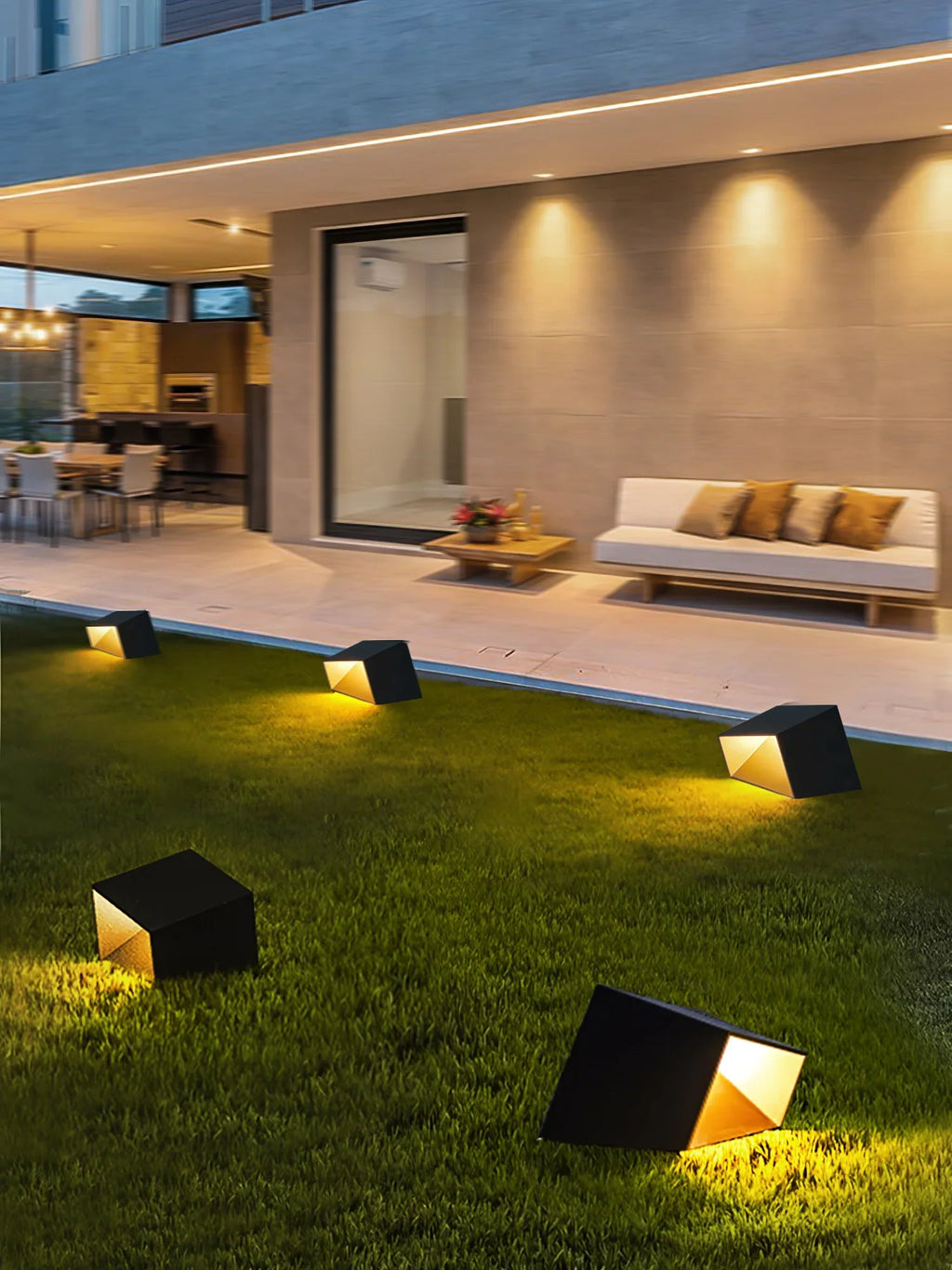 Break Bollard, Ground, Oxide, LED, 18.4W, On/Off, IP66