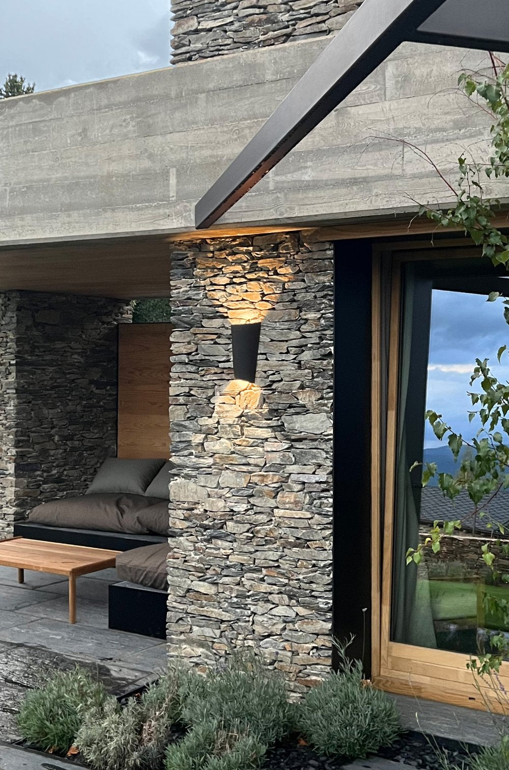 Break Plus Wall, 2 Beam, Large, Beige, LED, 8W, IP65