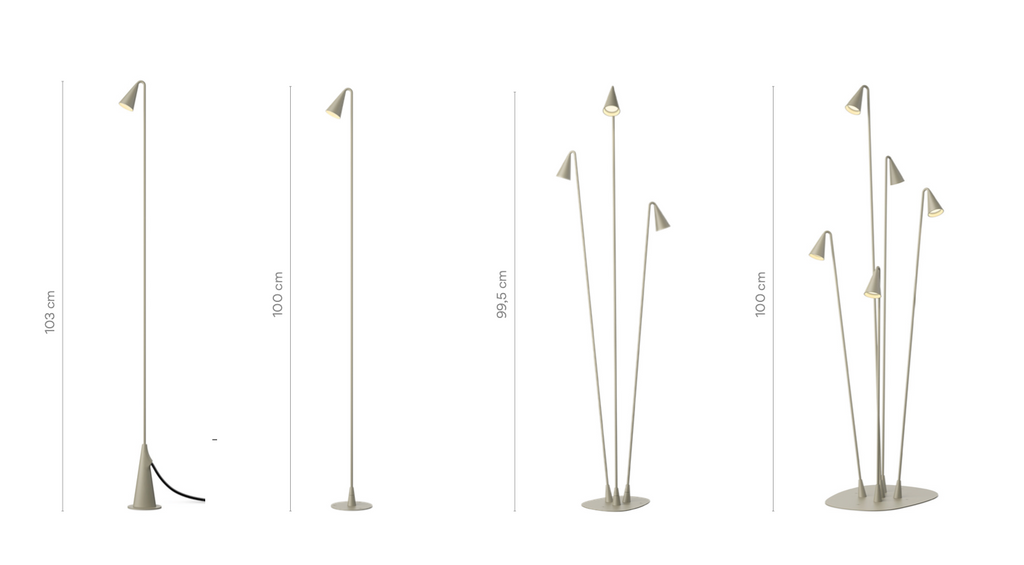 Brisa Floor, 3 Light, Oxide, LED, 6.3W, On/Off, IP65