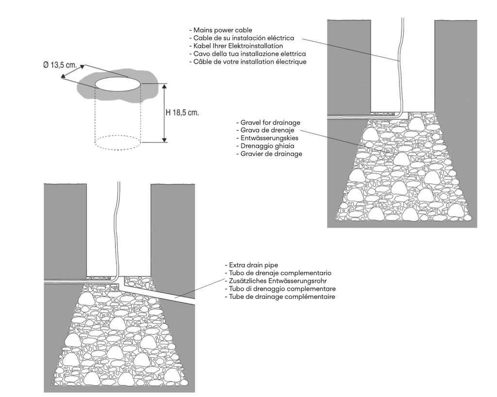 Brisa Floor, Green, LED, 2.1W, On/Off, IP65