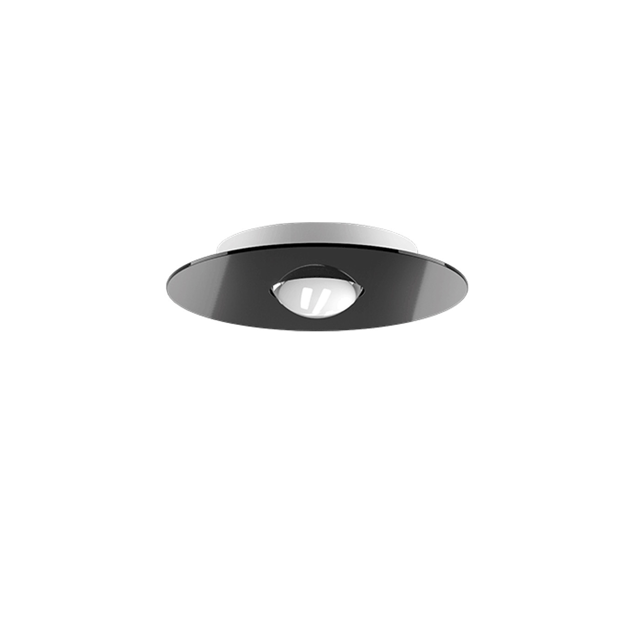 Bugia Ceiling, Single, Glossy Black, LED, Triac Dim, IP20