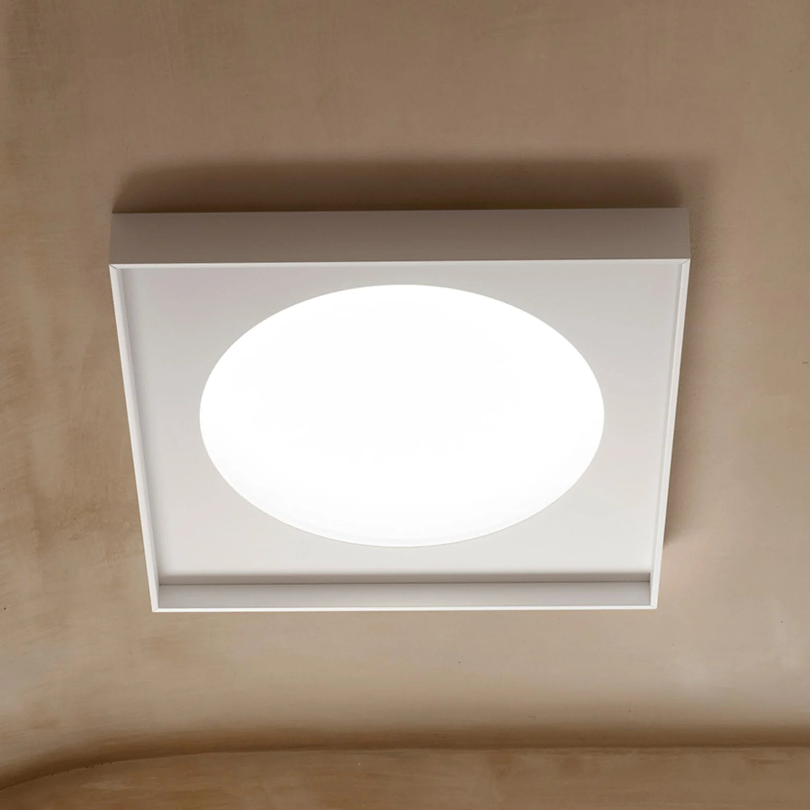 Cassette Ceiling, 40 cm, White, LED, 23W, 2700K, Phase Dim, IP20