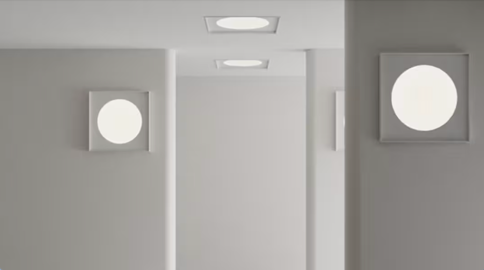 Cassette Wall, 60 cm, White, LED, 41W, 2700K, Phase Dim, IP20