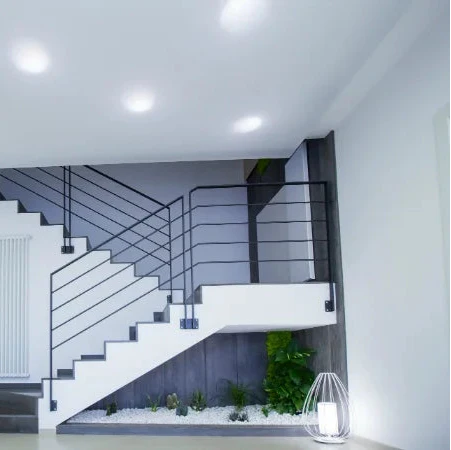 Cell Floor Lamp, Tall, 88 cm H, White Metal with White Poly, E27, IP65