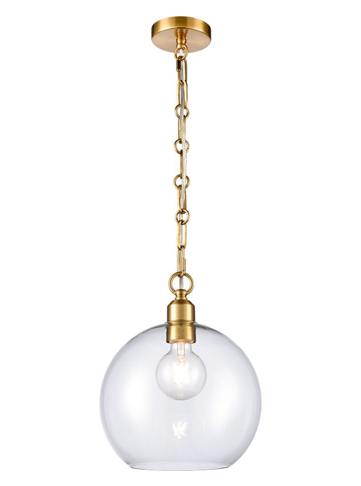 Chalice Pendant, Brass, E27, IP20