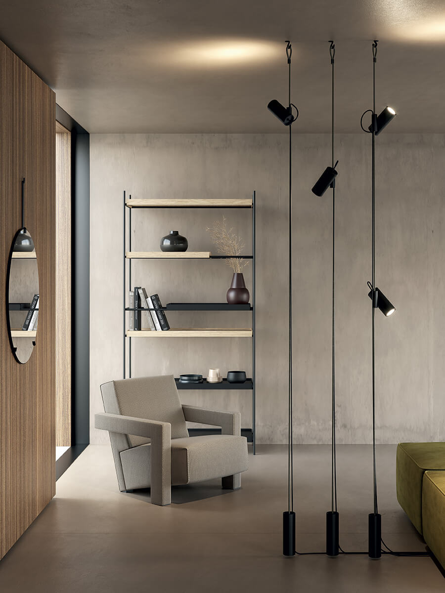 Cima Adjustable Pendant, Spot Light and Floor Lamp, GU10, IP20