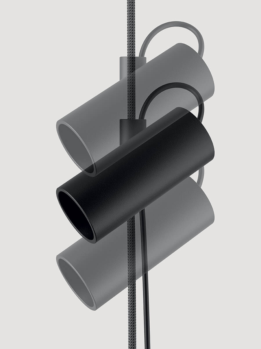 Cima Adjustable Pendant, Spot Light and Floor Lamp, GU10, IP20