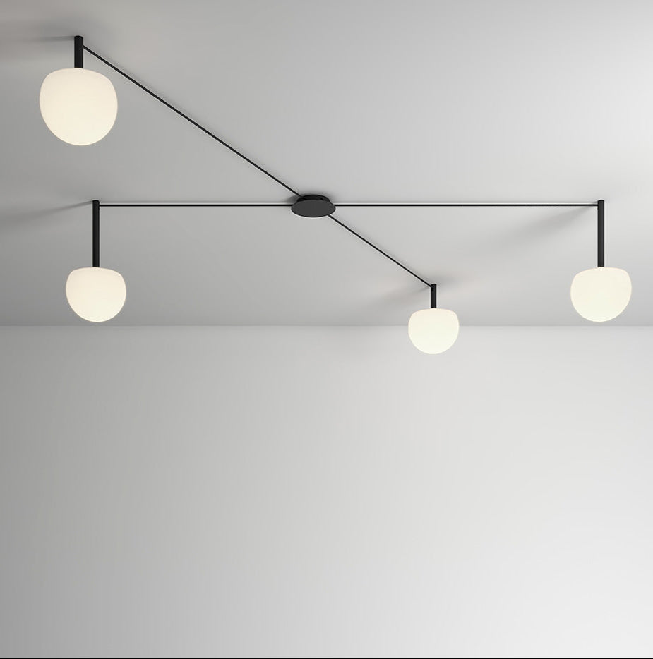 Circ Radial Ceiling, 4 Light, Surface Mount, LED, IP20