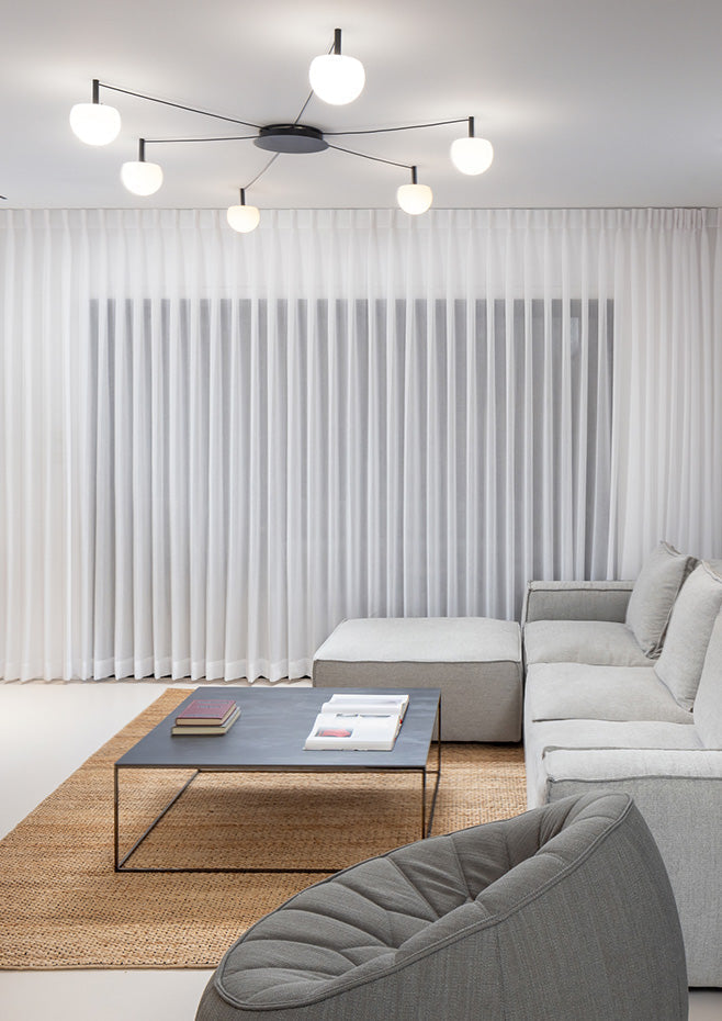 Circ Radial Ceiling, 4 Light, Surface Mount, LED, IP20