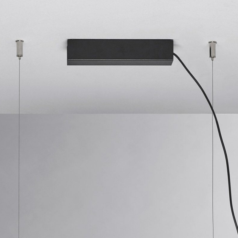 Circ Linear Pendant, 2 Lights, White Glass with Gold Hardware, Surface Mount, LED, Triac Dim, IP20