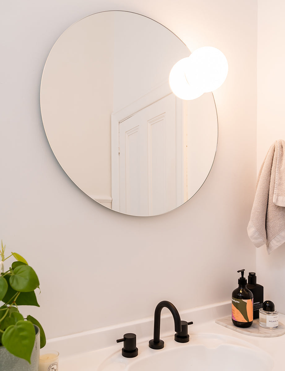 Circ Mirror Light, 70 cm ø, LED, Triac Dim, IP44