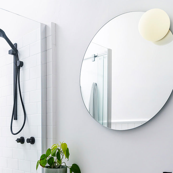 Circ Mirror Light, 70 cm ø, LED, Triac Dim, IP44 with Demister