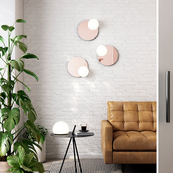 Circ Mirror Light, Bronze Glass, 30 cm ø, LED, Triac Dim, IP44