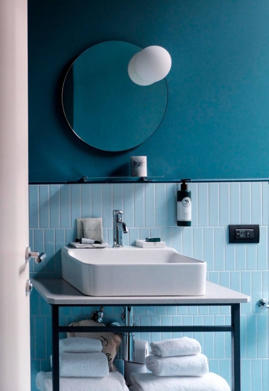 Circ Mirror Light, 50 cm ø, LED, Triac Dim, IP44