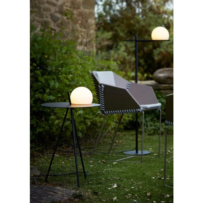 Circ Floor Lamp, Poly Shade with Black Body, LED, IP55