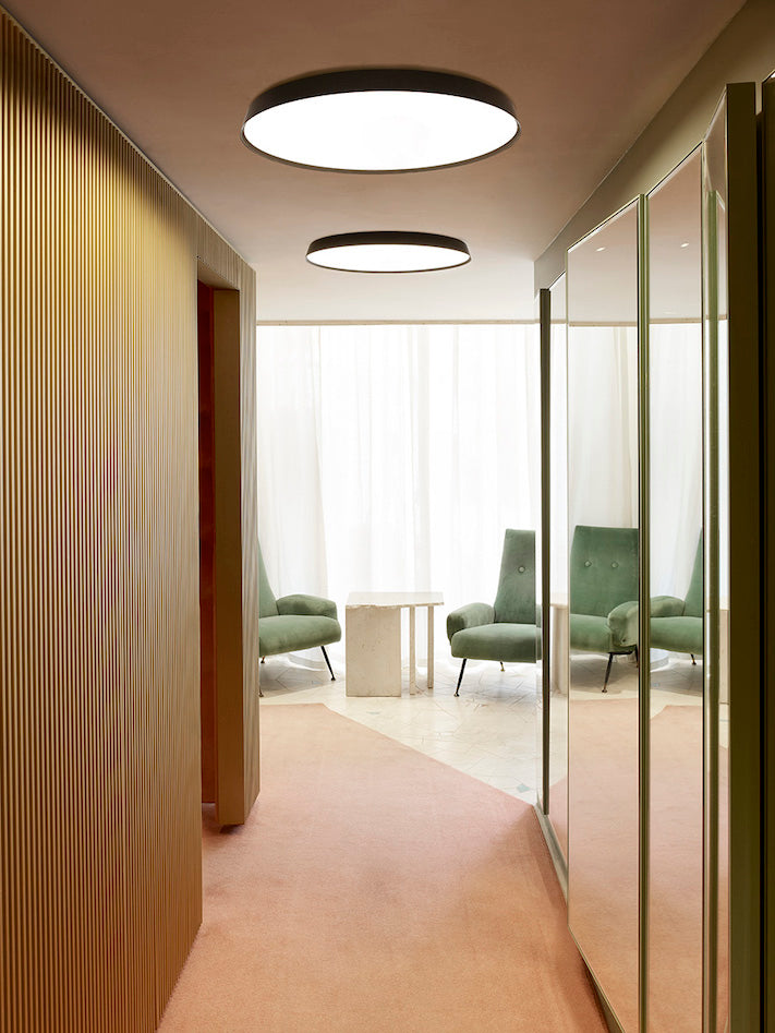 Compendium Ceiling, White, LED, 39W, Phase Dim, IP40