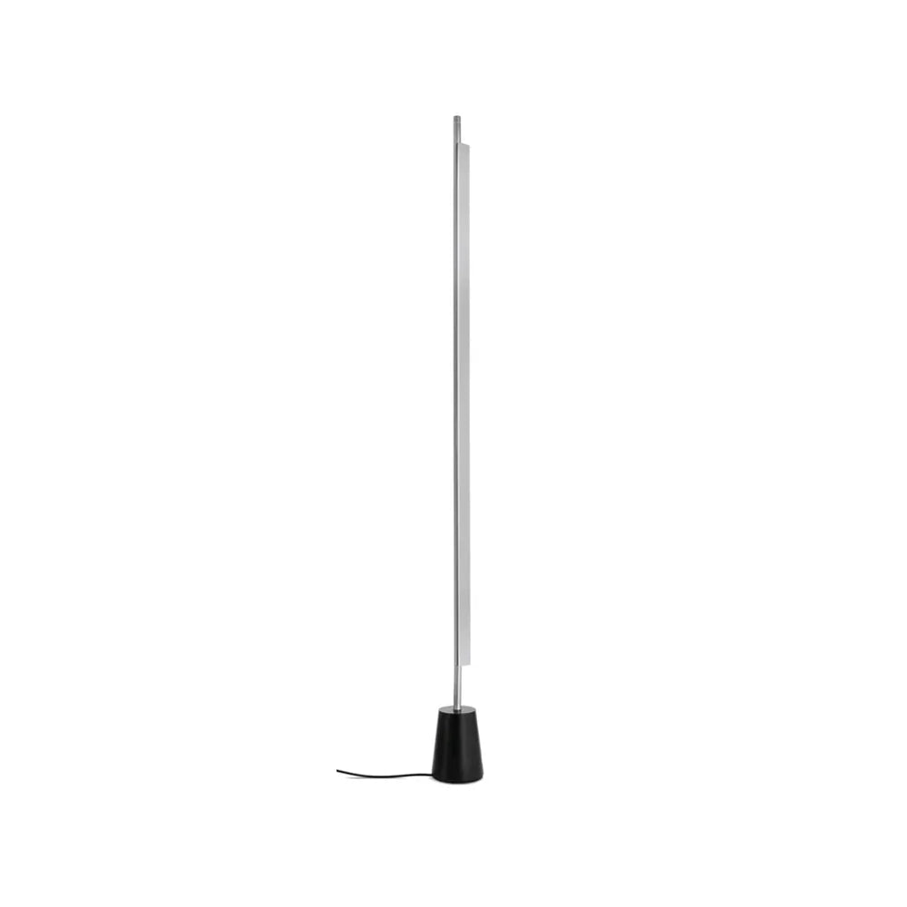 Compendium Linear Floor Lamp, Aluminium, LED, 37W, Foot Dimmer, IP20