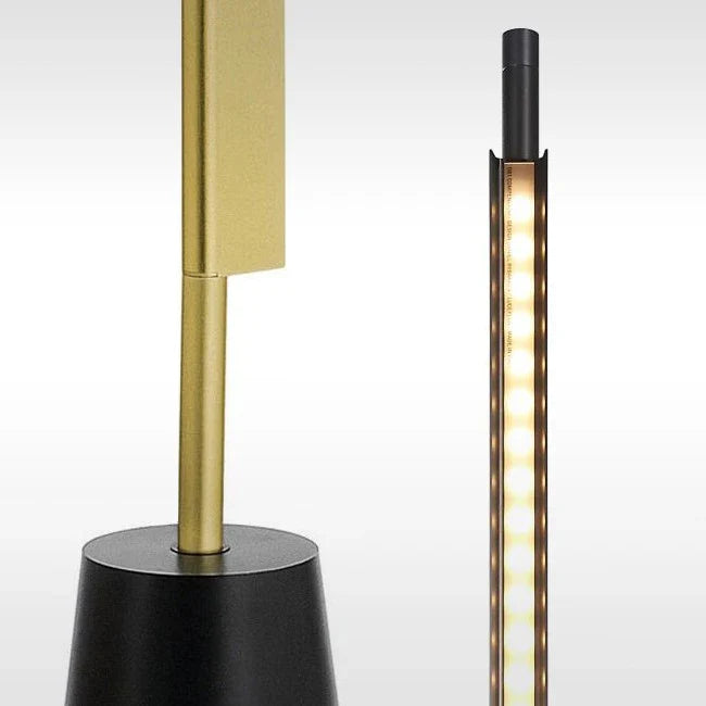 Compendium Linear Floor Lamp, Aluminium, LED, 37W, Foot Dimmer, IP20