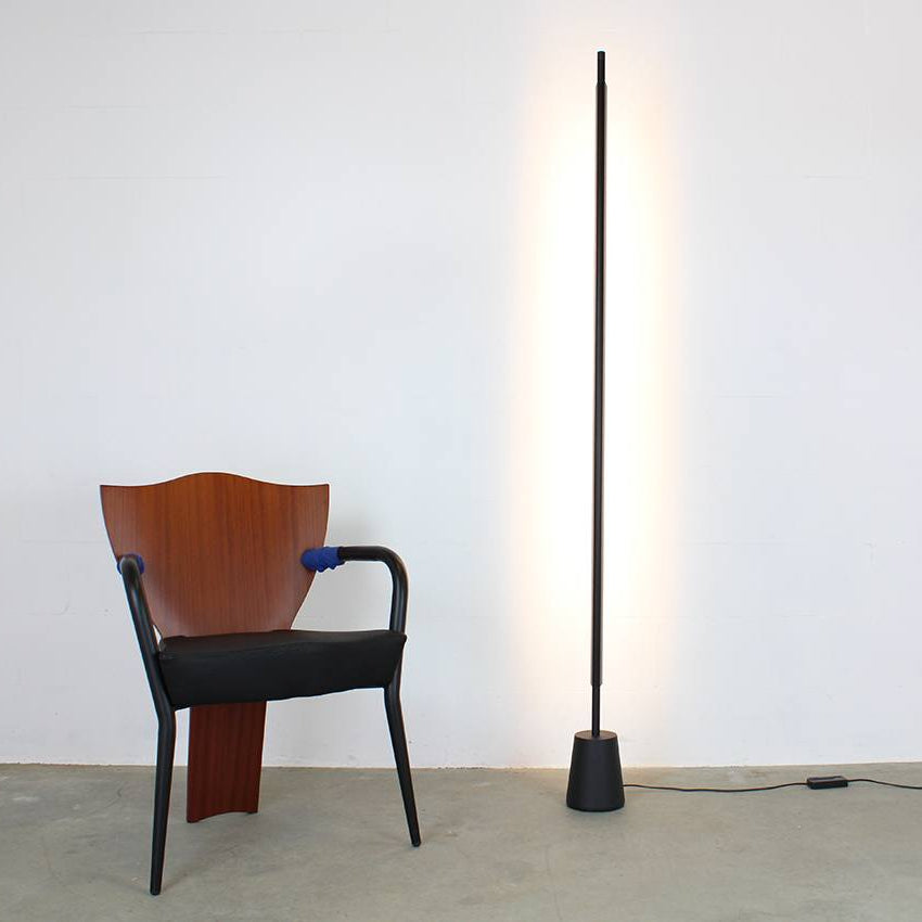 Compendium Linear Floor Lamp, Aluminium, LED, 37W, Foot Dimmer, IP20