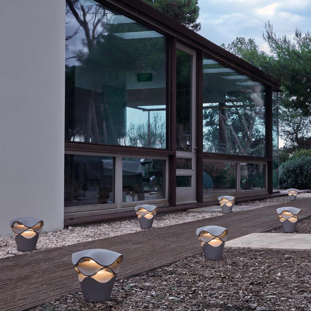 Cornet Bollard, 27 cm, Stone Grey, LED, 8W, Triac Dim, IP66