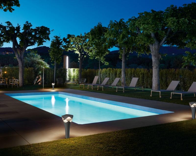 Cornet Bollard, 52 cm, Stone Grey, LED, 8W, Triac Dim, IP66