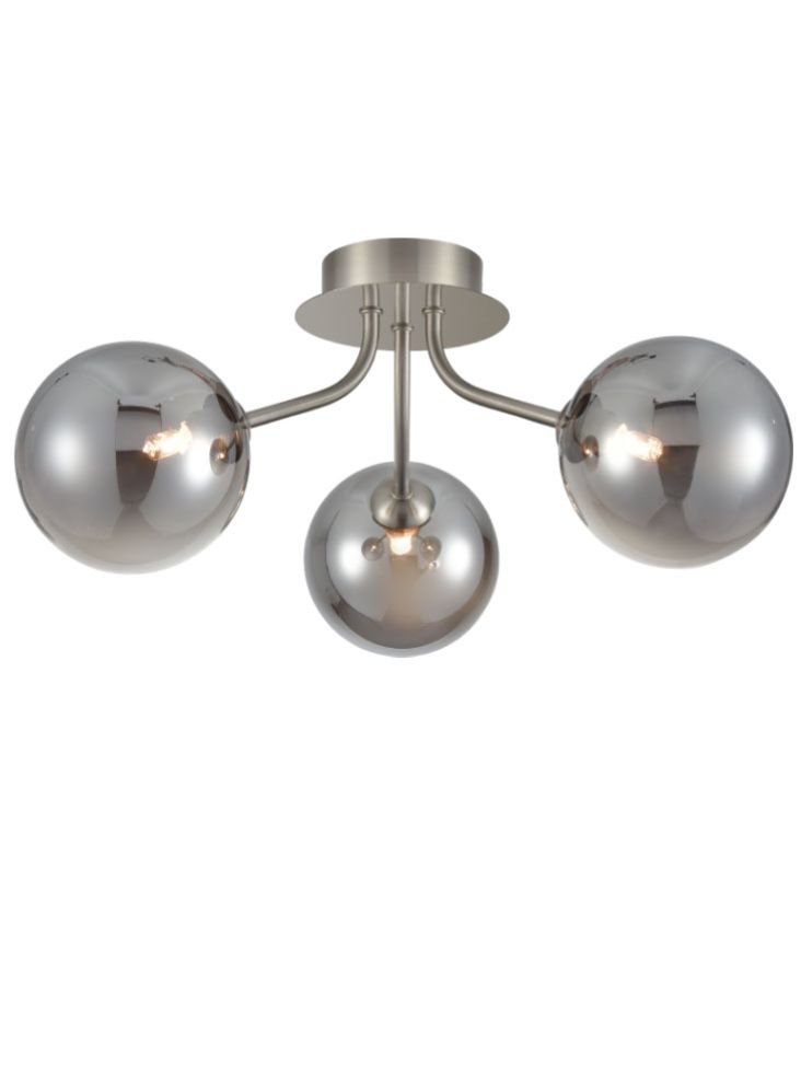 Cosmic Ceiling Light, Satin Nickel, G9, IP20