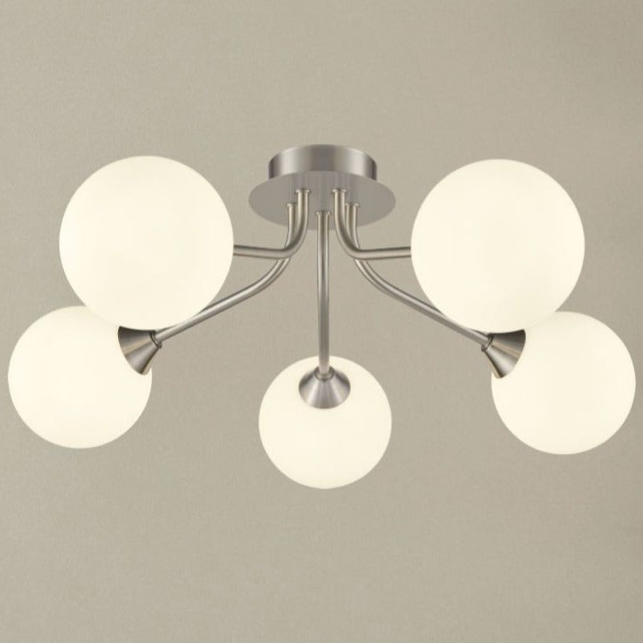 Cosmic Ceiling Light, Satin Nickel, G9, IP20