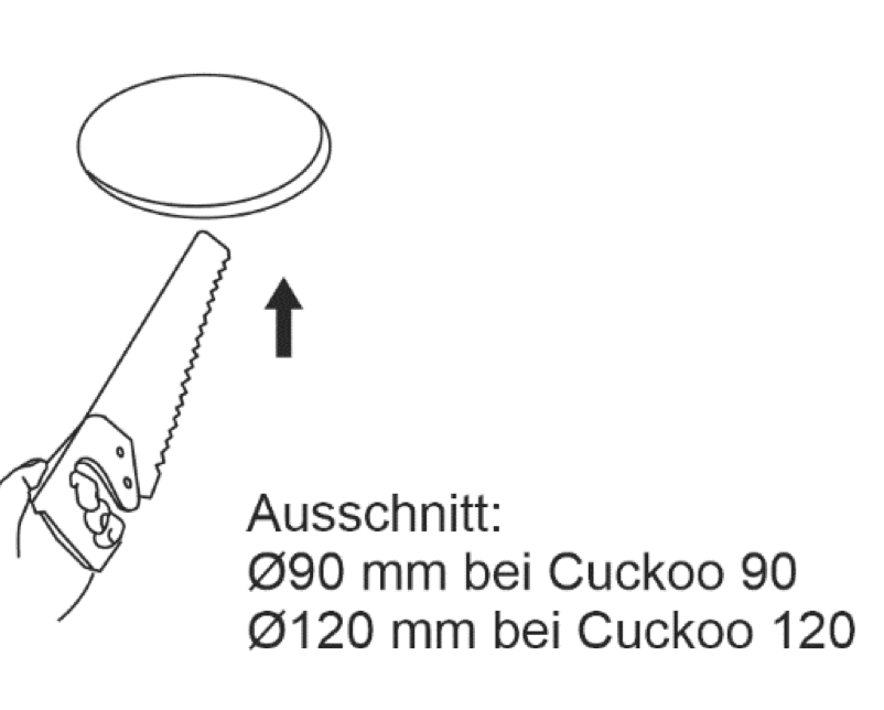 Cuckoo Extendable Spot Light, Adjustable, 90, White, 11W, LED, Dim, IP40