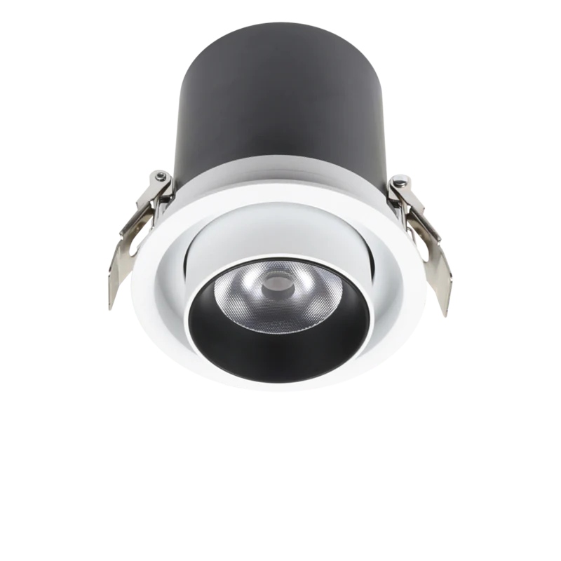 Cuckoo Extendable Spot Light, Adjustable, 90, White with Gold, 11W, LED, Dim, IP40