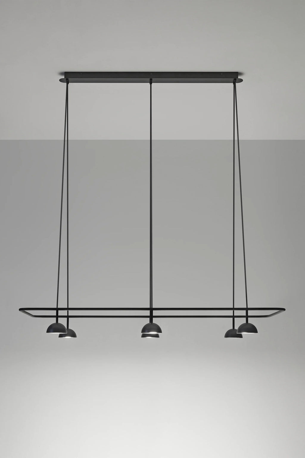 Cupolina Horizontal Pendant, Black, LED, Triac Dim, IP20