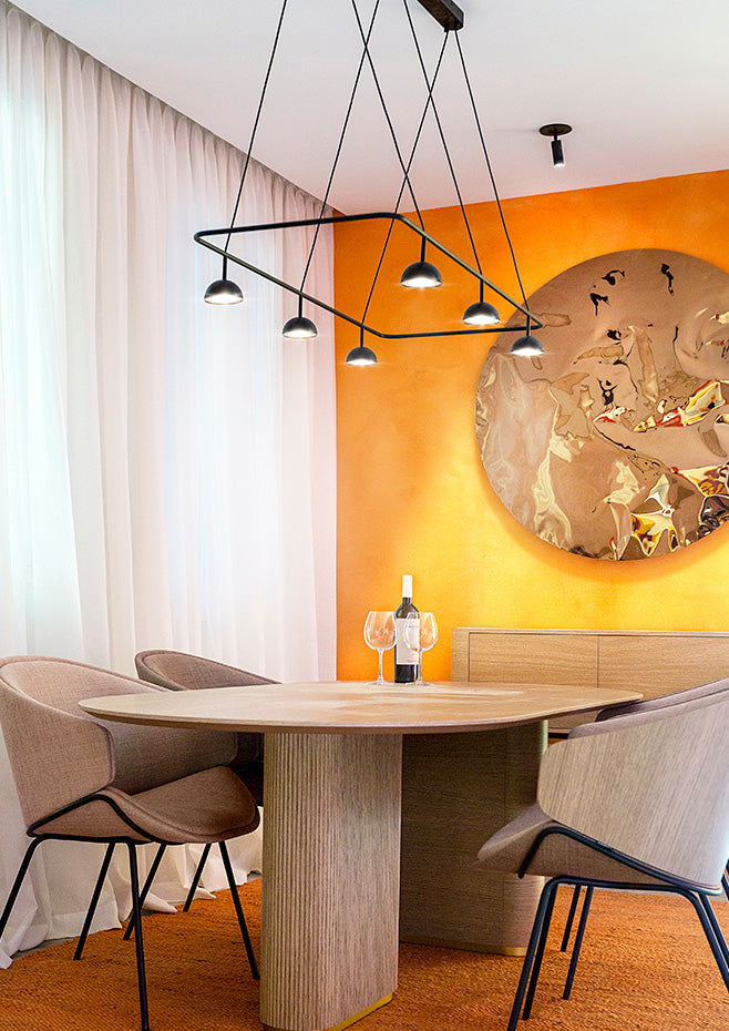 Cupolina Horizontal Pendant, White, LED, Triac Dim, IP20