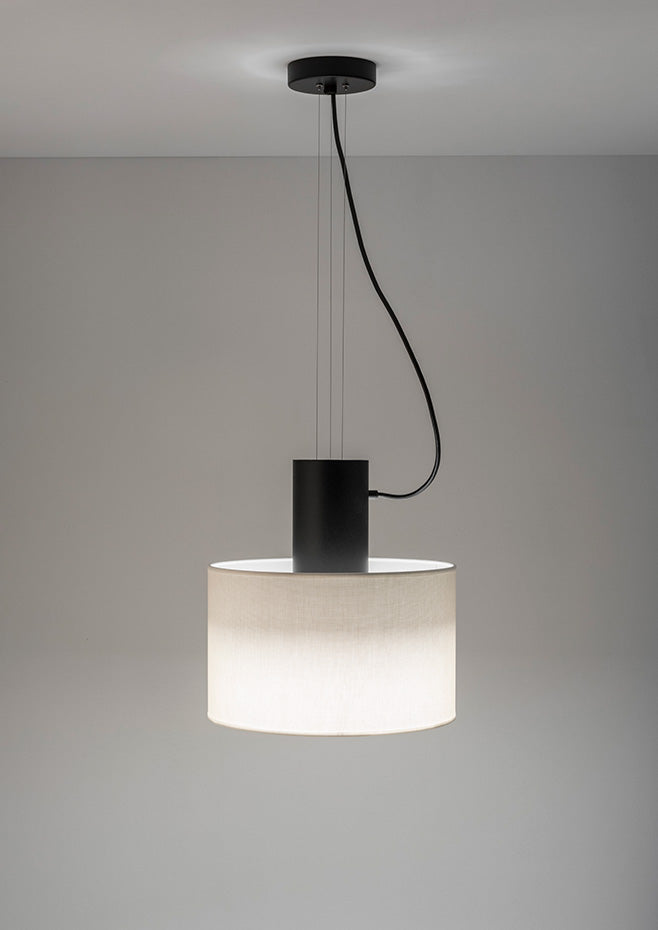 Cyls Pendant with Shade and Black Body, E27, IP20