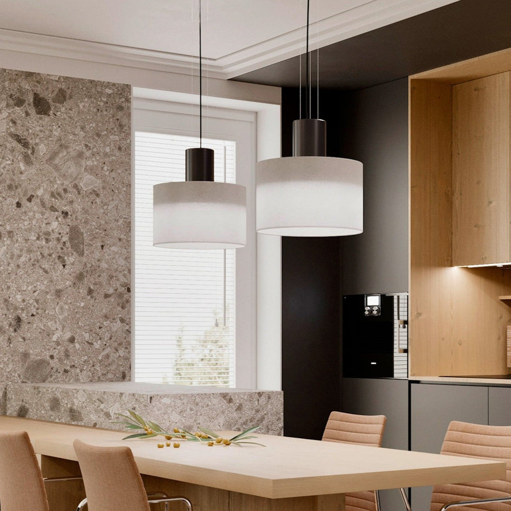 Cyls Pendant with Shade and Beige Body, E27, IP20