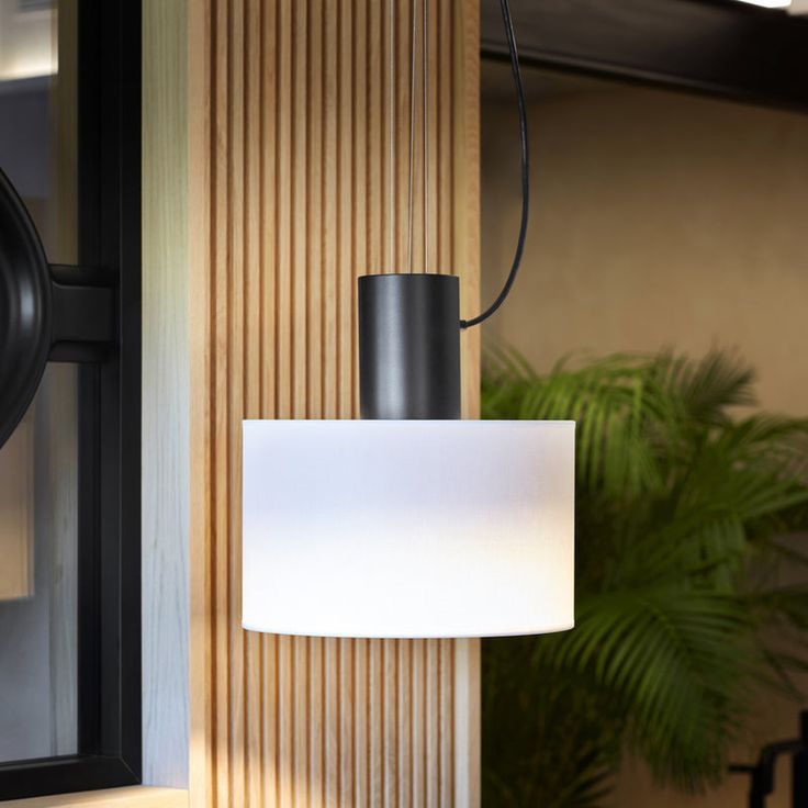 Cyls Pendant with Shade and Black Body, E27, IP20