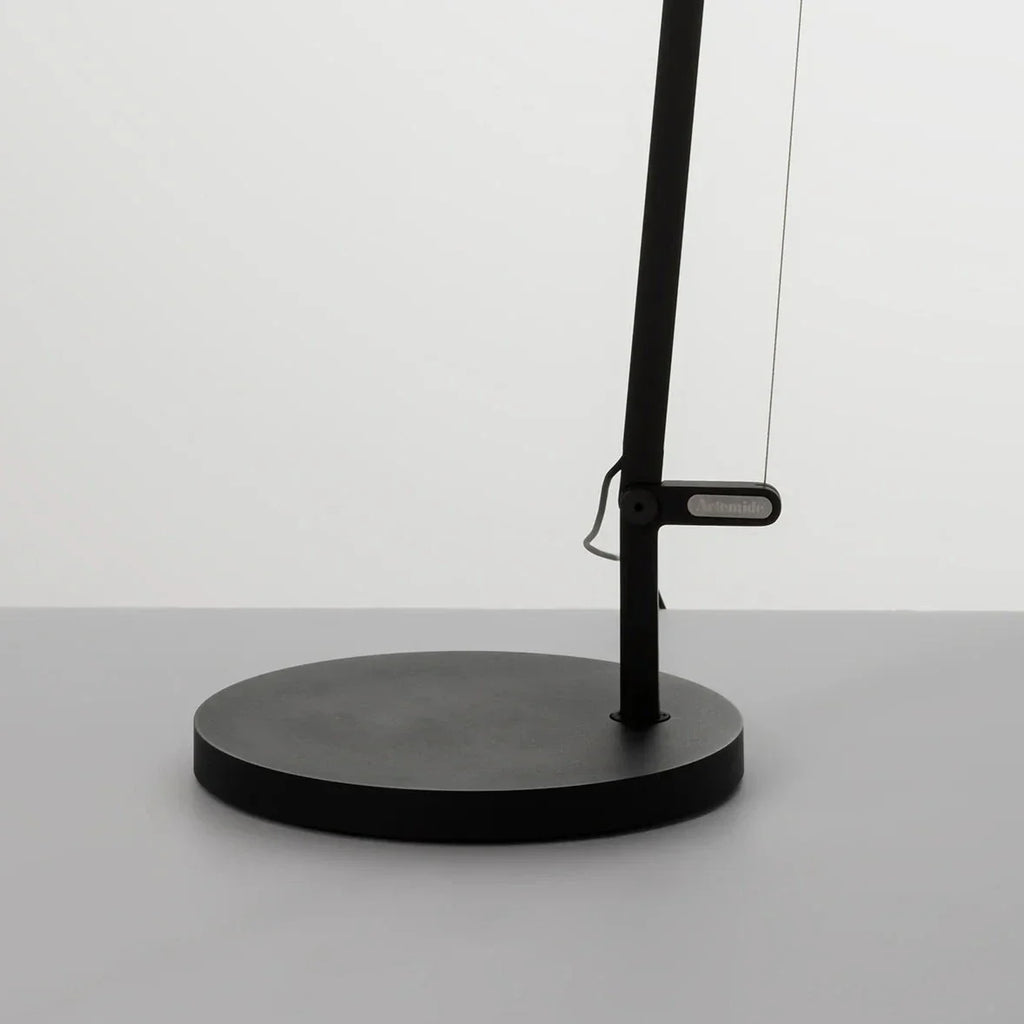 Demetra Single Arm Adjustable Reading Table Lamp, Black, LED, Touch Dimmer, IP20