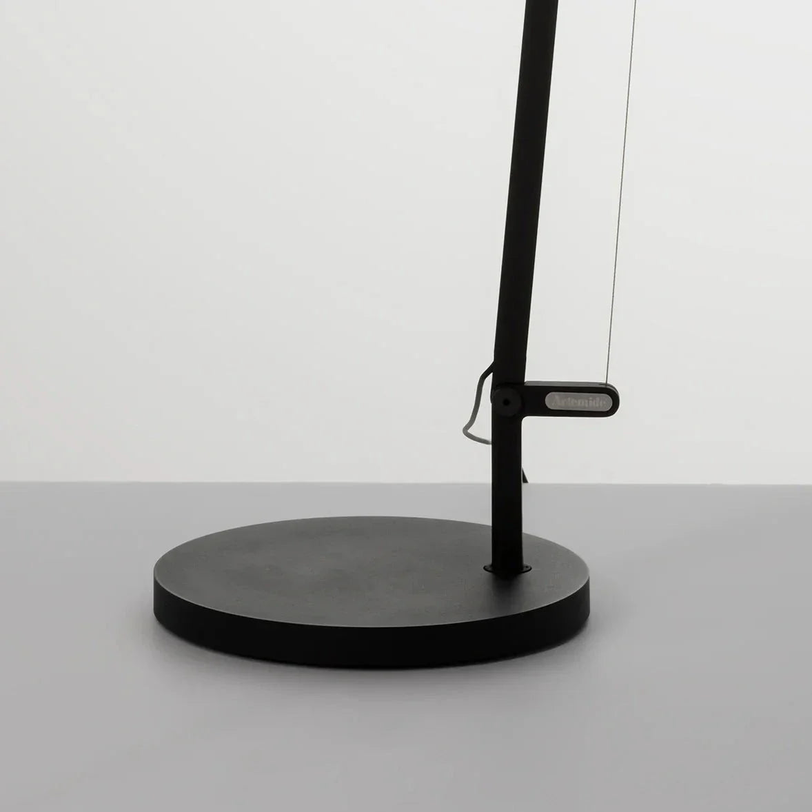 Demetra Single Arm Adjustable Reading Table Lamp, Black, LED, Touch Dimmer, IP20