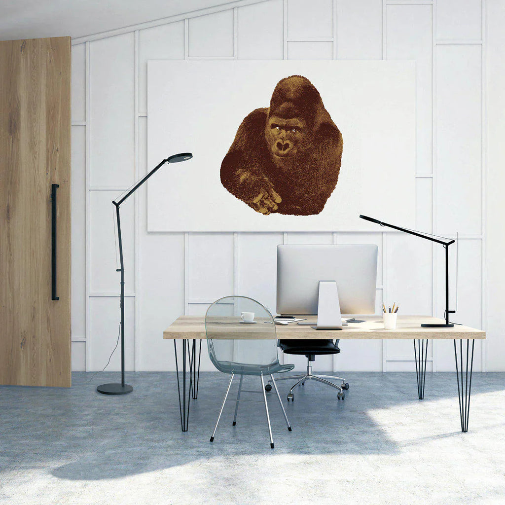 Demetra Adjustable Reading Floor Lamp, White, LED, Touch Dimmer, IP20