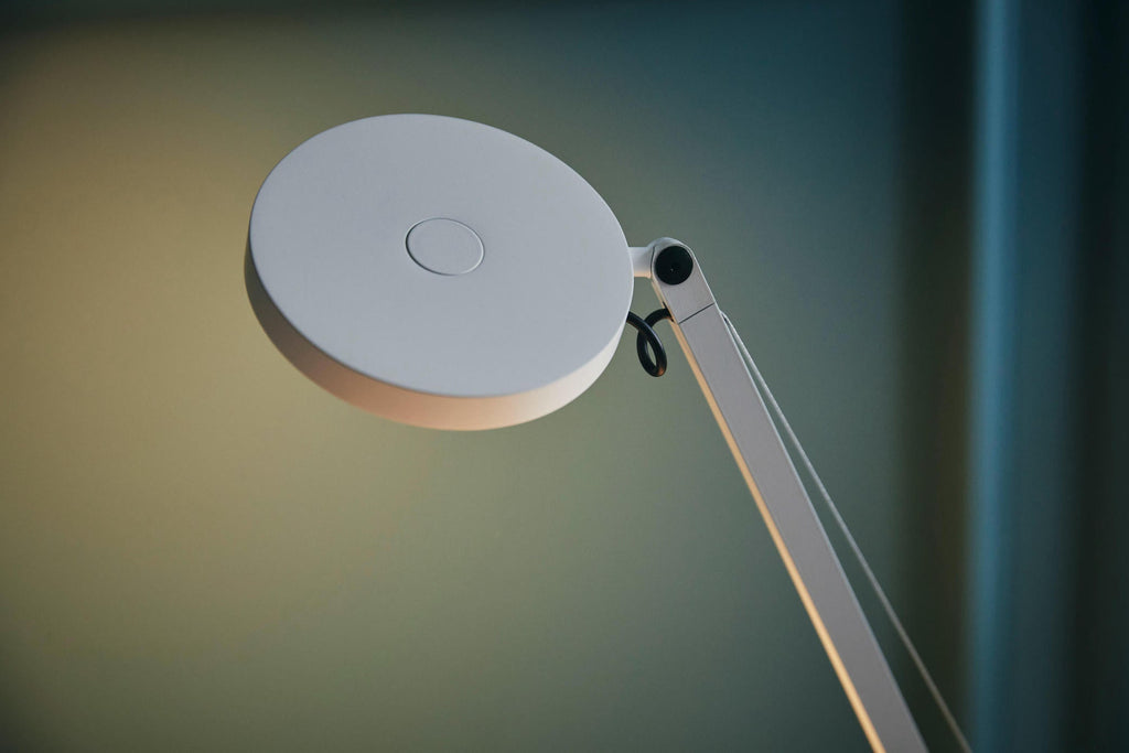 Demetra Adjustable Reading Floor Lamp, Anthracite, LED, Touch Dimmer, IP20