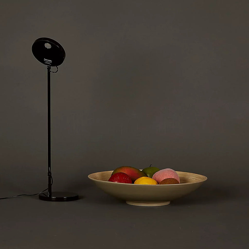 Demetra Single Arm Adjustable Reading Table Lamp, Black, LED, Touch Dimmer, IP20