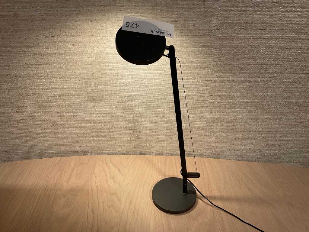 Demetra Single Arm Adjustable Reading Table Lamp, Black, LED, Touch Dimmer, IP20