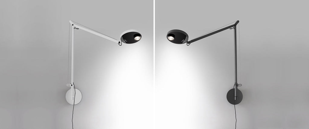 Demetra 2 Arm Adjustable Reading Wall Light, Anthracite, LED, Touch Dimmer, IP20