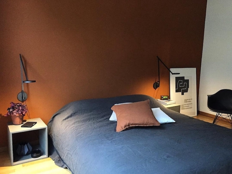 Demetra 2 Arm Adjustable Reading Wall Light, Anthracite, LED, Touch Dimmer, IP20