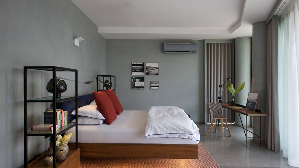 Demetra 2 Arm Adjustable Reading Wall Light, White, LED, Touch Dimmer, IP20