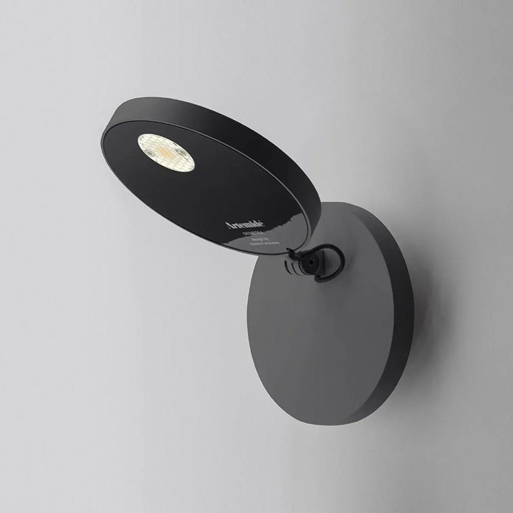 Demetra Adjustable Reading Wall Light, Anthracite, LED, Touch Dimmer, IP20
